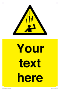 Custom Falling Ice sign